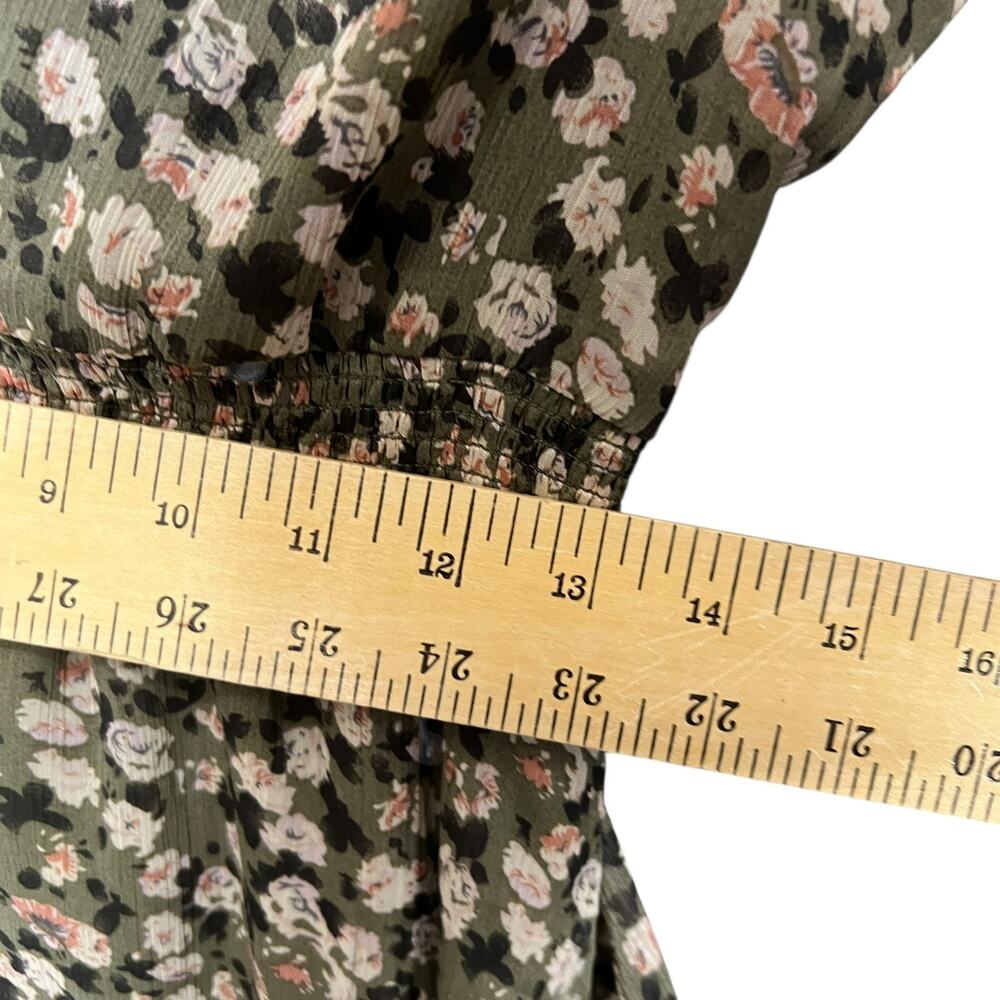 VTG ESPRIT Womens Floral Dress Sz 6 Cottage Retro Coquette Button Front 90s Y2K - Picture 15 of 16